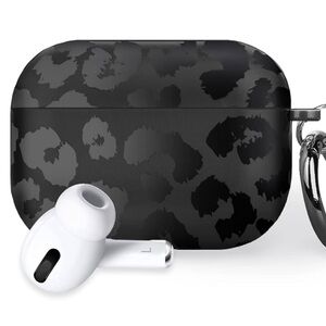 Velvet Caviar AirPods Case Black Leopard